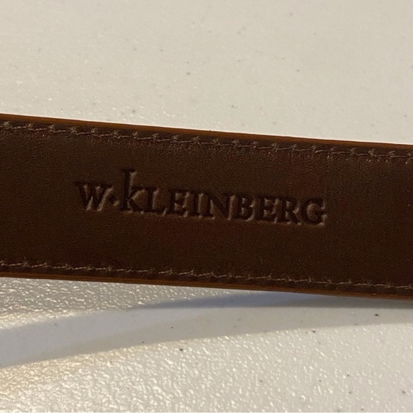 W. KLEINBERG Glazed Alligator Belt - Picture 6 of 10
